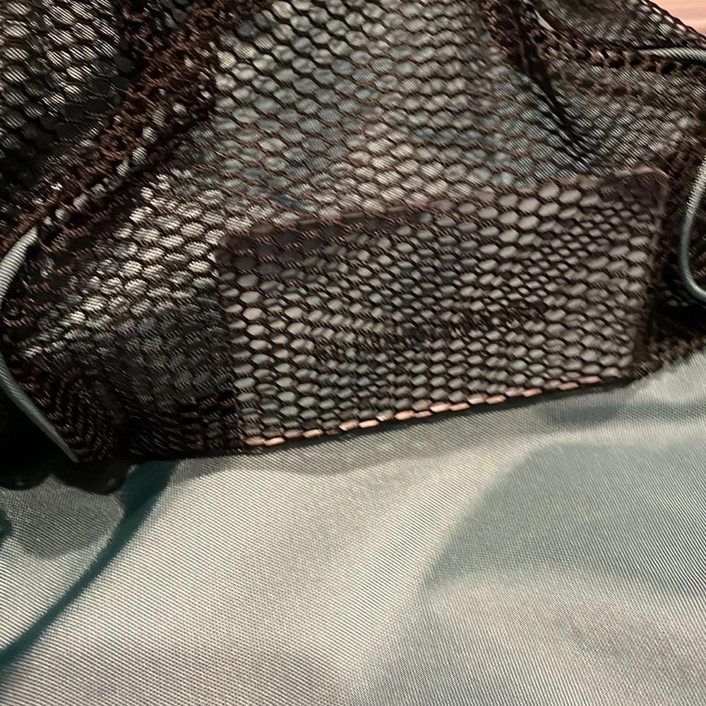 LLBean toiletries bag Green Like New LL Bean